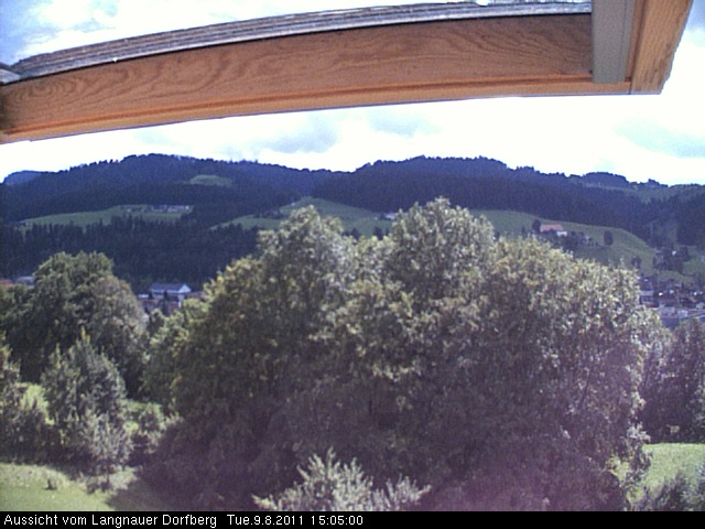 Webcam-Bild: Aussicht vom Dorfberg in Langnau 20110809-150500