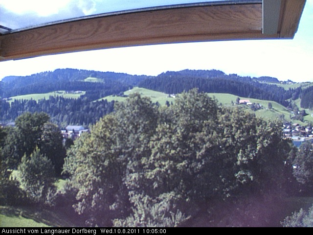 Webcam-Bild: Aussicht vom Dorfberg in Langnau 20110810-100500