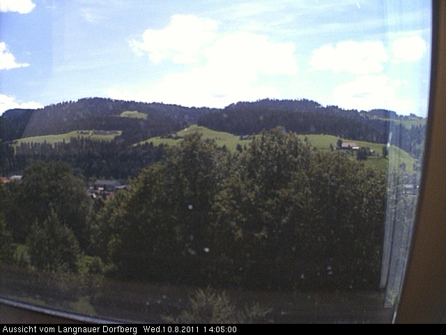 Webcam-Bild: Aussicht vom Dorfberg in Langnau 20110810-140500