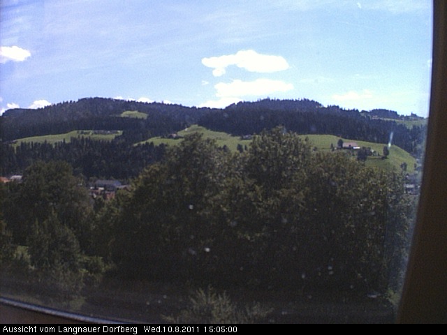 Webcam-Bild: Aussicht vom Dorfberg in Langnau 20110810-150500