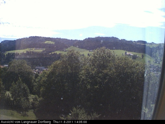 Webcam-Bild: Aussicht vom Dorfberg in Langnau 20110811-140500