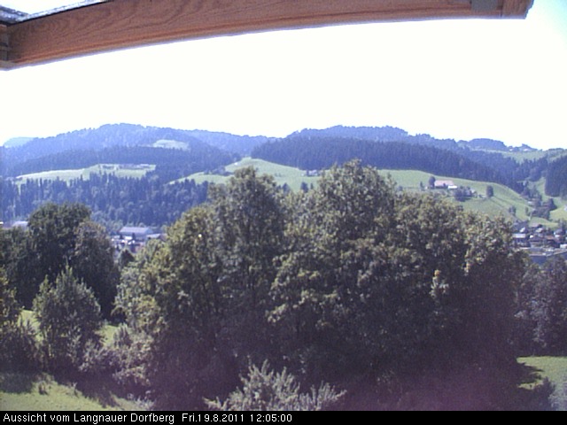Webcam-Bild: Aussicht vom Dorfberg in Langnau 20110819-120500