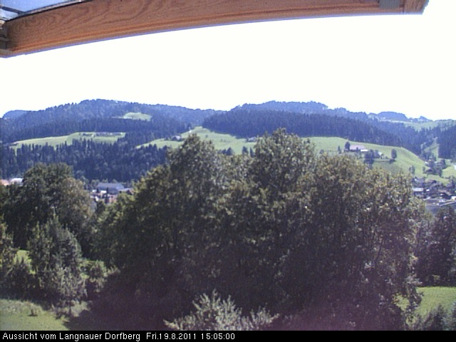 Webcam-Bild: Aussicht vom Dorfberg in Langnau 20110819-150500