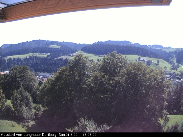 Webcam-Bild: Aussicht vom Dorfberg in Langnau 20110821-150500