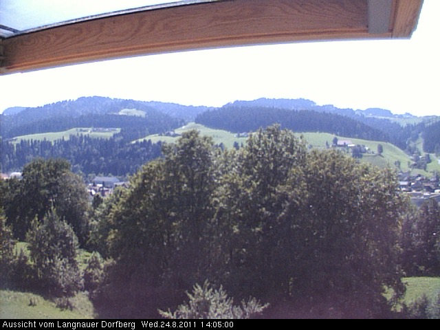 Webcam-Bild: Aussicht vom Dorfberg in Langnau 20110824-140500