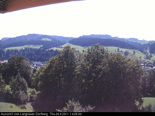 Webcam-Bild: Aussicht vom Dorfberg in Langnau 20110825-140500