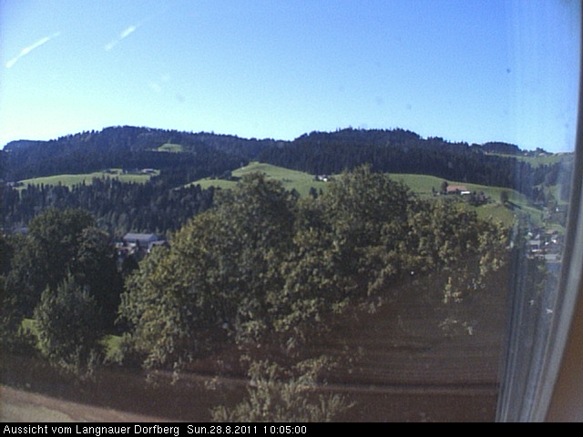 Webcam-Bild: Aussicht vom Dorfberg in Langnau 20110828-100500