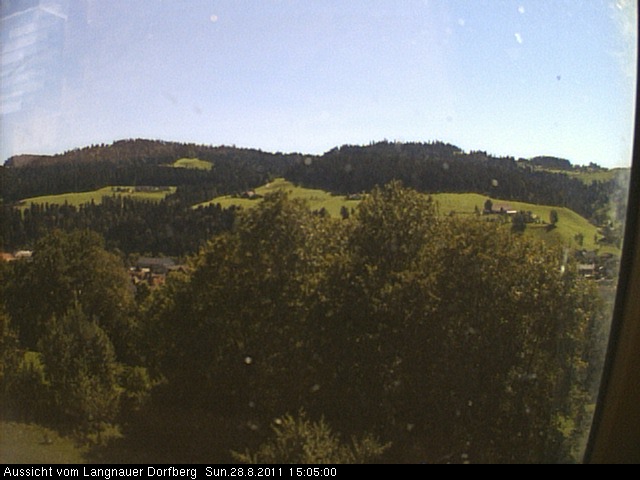 Webcam-Bild: Aussicht vom Dorfberg in Langnau 20110828-150500