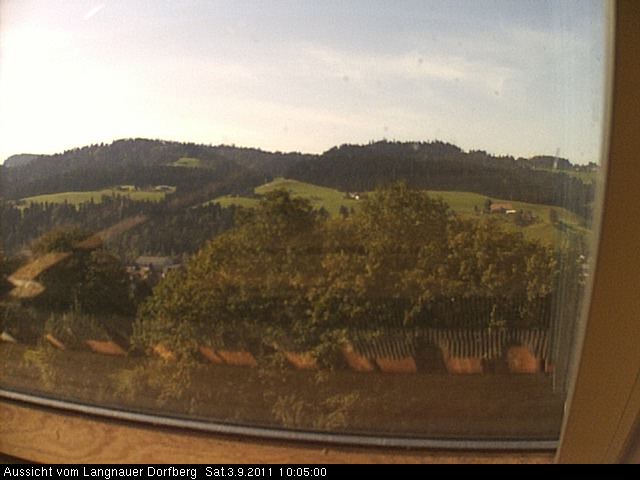 Webcam-Bild: Aussicht vom Dorfberg in Langnau 20110903-100500