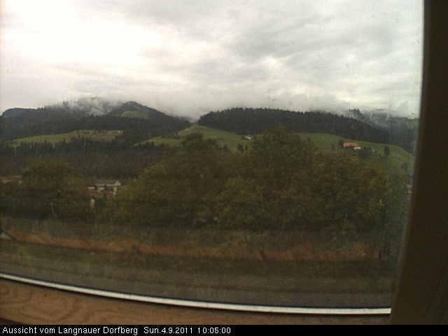 Webcam-Bild: Aussicht vom Dorfberg in Langnau 20110904-100500