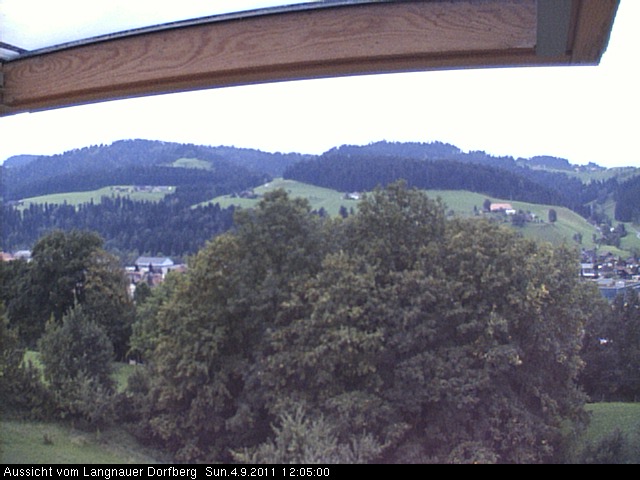 Webcam-Bild: Aussicht vom Dorfberg in Langnau 20110904-120500