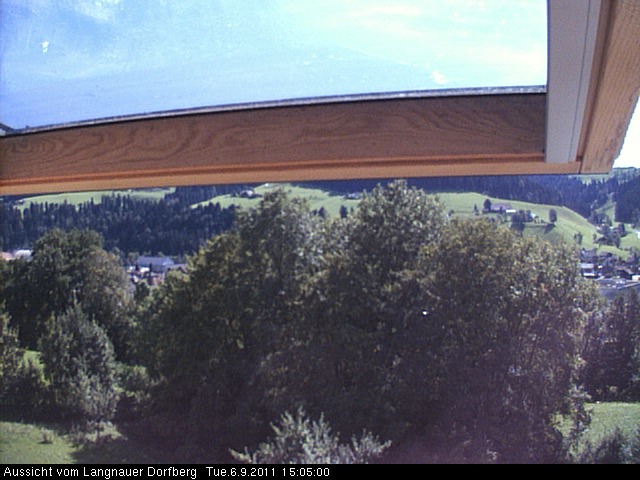 Webcam-Bild: Aussicht vom Dorfberg in Langnau 20110906-150500