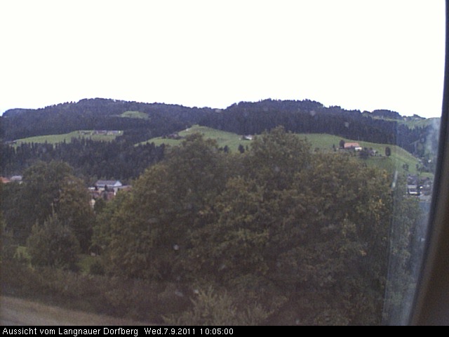Webcam-Bild: Aussicht vom Dorfberg in Langnau 20110907-100500