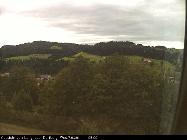 Webcam-Bild: Aussicht vom Dorfberg in Langnau 20110907-140500