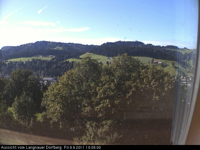 Webcam-Bild: Aussicht vom Dorfberg in Langnau 20110909-100500