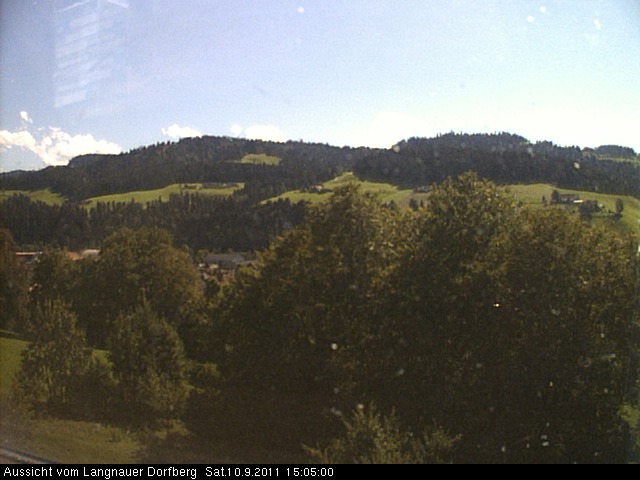 Webcam-Bild: Aussicht vom Dorfberg in Langnau 20110910-150500