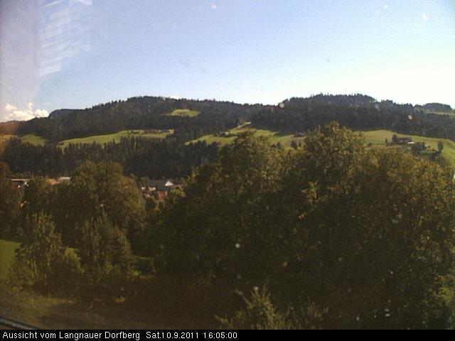 Webcam-Bild: Aussicht vom Dorfberg in Langnau 20110910-160500
