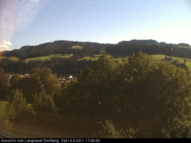 Webcam-Bild: Aussicht vom Dorfberg in Langnau 20110910-170500