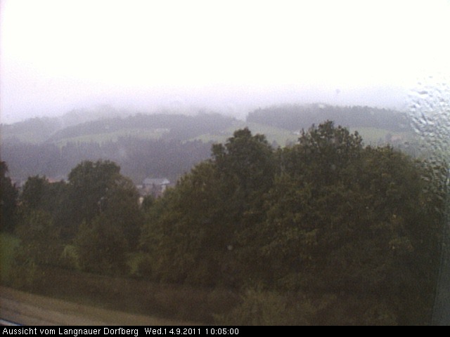 Webcam-Bild: Aussicht vom Dorfberg in Langnau 20110914-100500