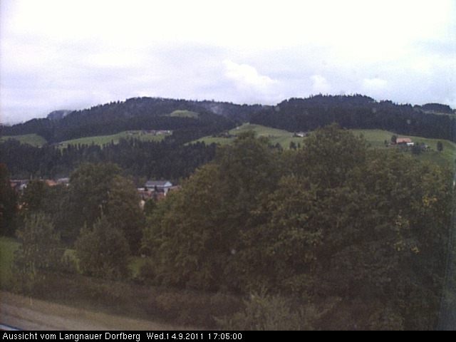 Webcam-Bild: Aussicht vom Dorfberg in Langnau 20110914-170500
