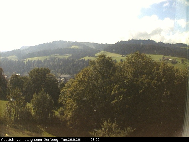 Webcam-Bild: Aussicht vom Dorfberg in Langnau 20110920-110500