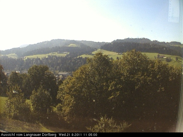 Webcam-Bild: Aussicht vom Dorfberg in Langnau 20110921-110500