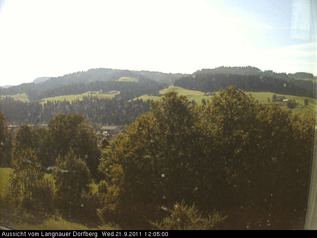Webcam-Bild: Aussicht vom Dorfberg in Langnau 20110921-120500