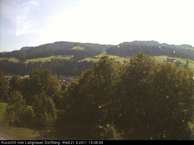 Webcam-Bild: Aussicht vom Dorfberg in Langnau 20110921-150500
