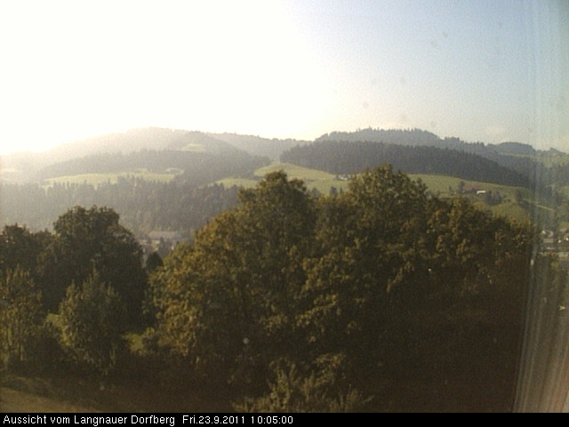 Webcam-Bild: Aussicht vom Dorfberg in Langnau 20110923-100500