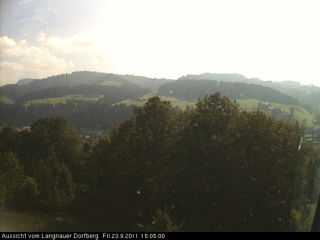 Webcam-Bild: Aussicht vom Dorfberg in Langnau 20110923-150500