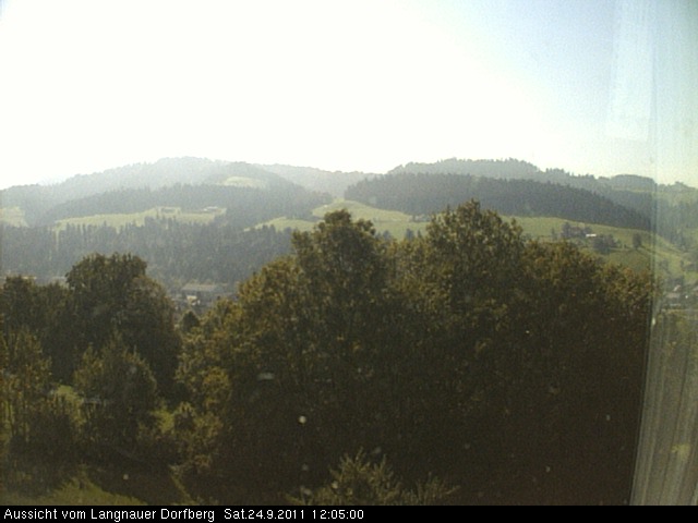 Webcam-Bild: Aussicht vom Dorfberg in Langnau 20110924-120500