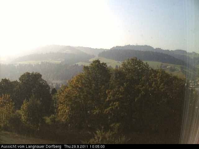 Webcam-Bild: Aussicht vom Dorfberg in Langnau 20110929-100500