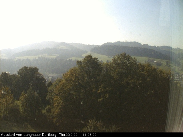 Webcam-Bild: Aussicht vom Dorfberg in Langnau 20110929-110500
