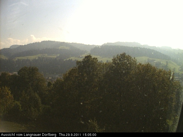 Webcam-Bild: Aussicht vom Dorfberg in Langnau 20110929-150500