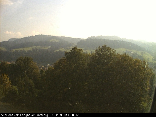 Webcam-Bild: Aussicht vom Dorfberg in Langnau 20110929-160500