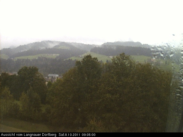 Webcam-Bild: Aussicht vom Dorfberg in Langnau 20111008-090500