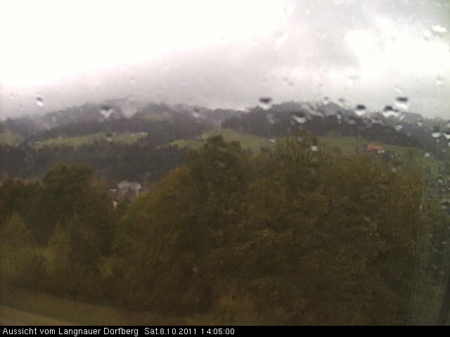 Webcam-Bild: Aussicht vom Dorfberg in Langnau 20111008-140500