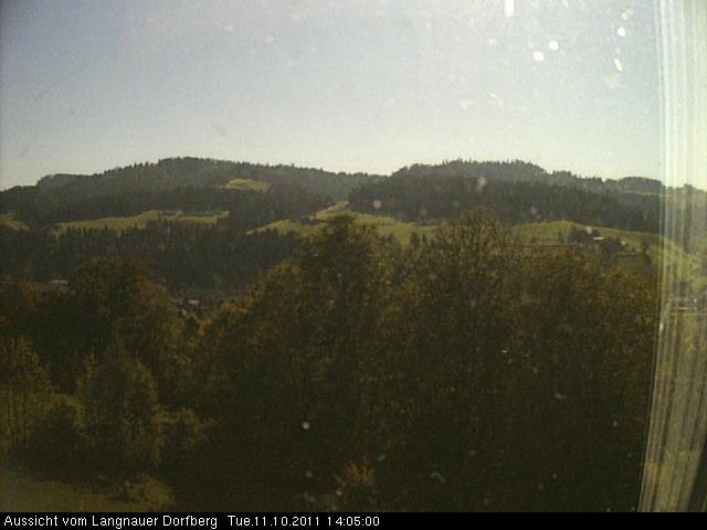 Webcam-Bild: Aussicht vom Dorfberg in Langnau 20111011-140500