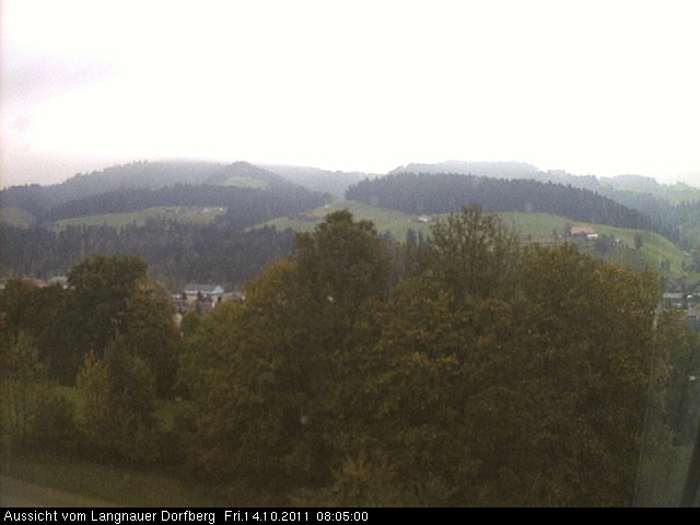 Webcam-Bild: Aussicht vom Dorfberg in Langnau 20111014-080500