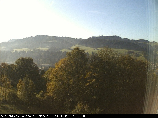 Webcam-Bild: Aussicht vom Dorfberg in Langnau 20111018-100500