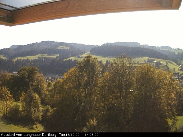 Webcam-Bild: Aussicht vom Dorfberg in Langnau 20111018-140500