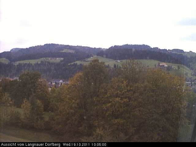 Webcam-Bild: Aussicht vom Dorfberg in Langnau 20111019-100500