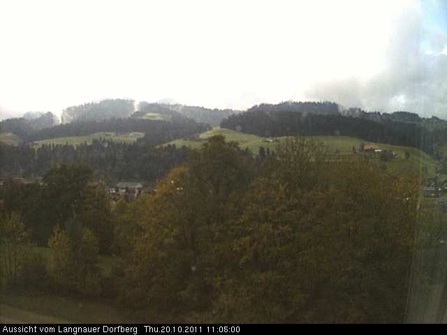 Webcam-Bild: Aussicht vom Dorfberg in Langnau 20111020-110500