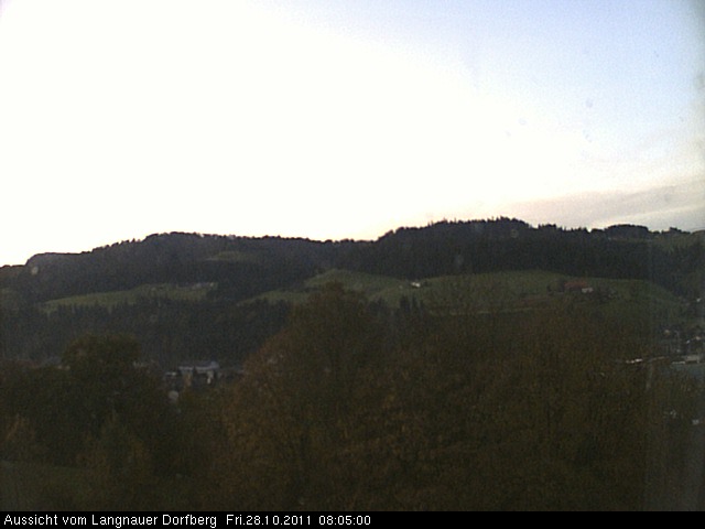 Webcam-Bild: Aussicht vom Dorfberg in Langnau 20111028-080500
