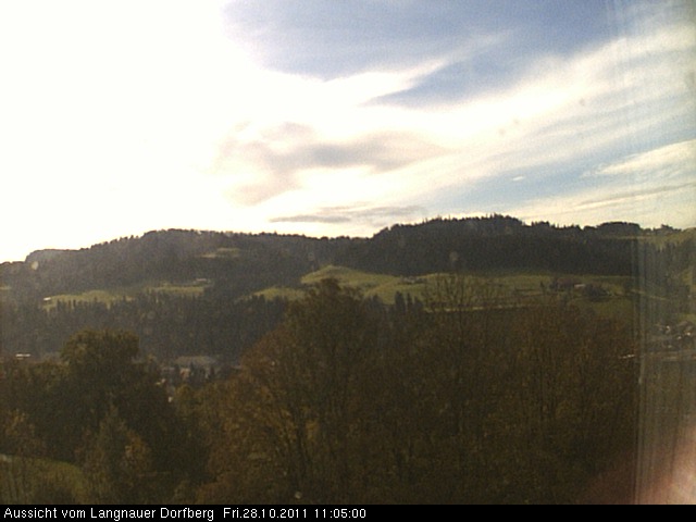 Webcam-Bild: Aussicht vom Dorfberg in Langnau 20111028-110500