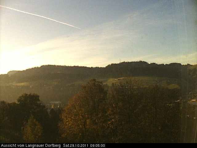 Webcam-Bild: Aussicht vom Dorfberg in Langnau 20111029-090500