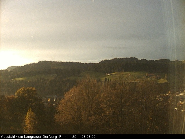 Webcam-Bild: Aussicht vom Dorfberg in Langnau 20111104-080500