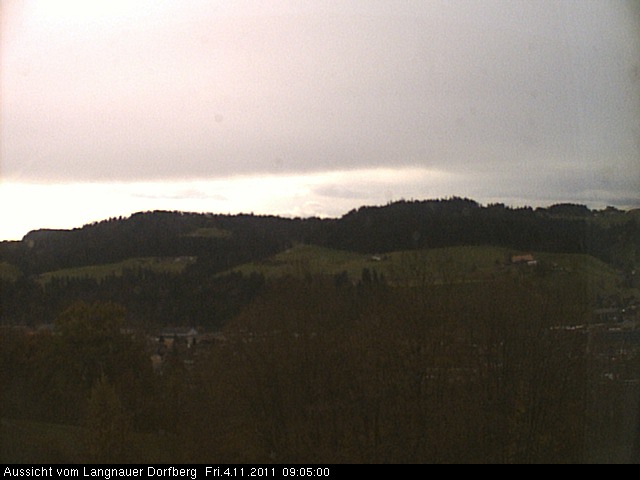Webcam-Bild: Aussicht vom Dorfberg in Langnau 20111104-090500