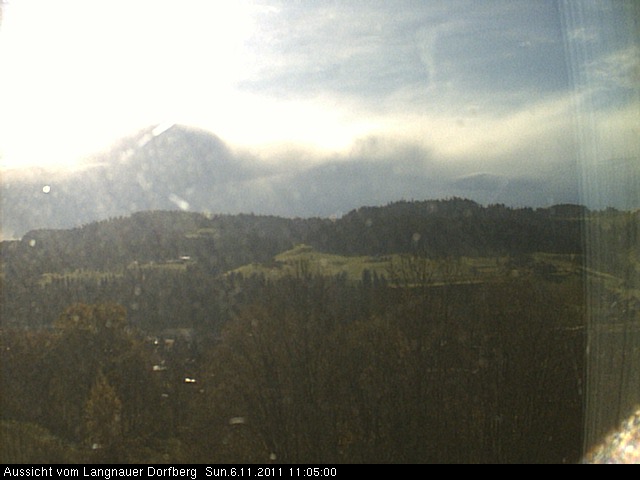 Webcam-Bild: Aussicht vom Dorfberg in Langnau 20111106-110500