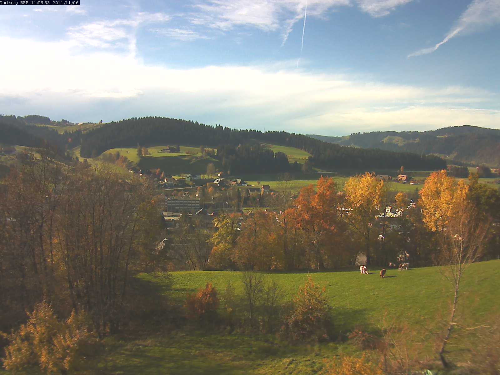 Webcam-Bild: Aussicht vom Dorfberg in Langnau 20111106-110600